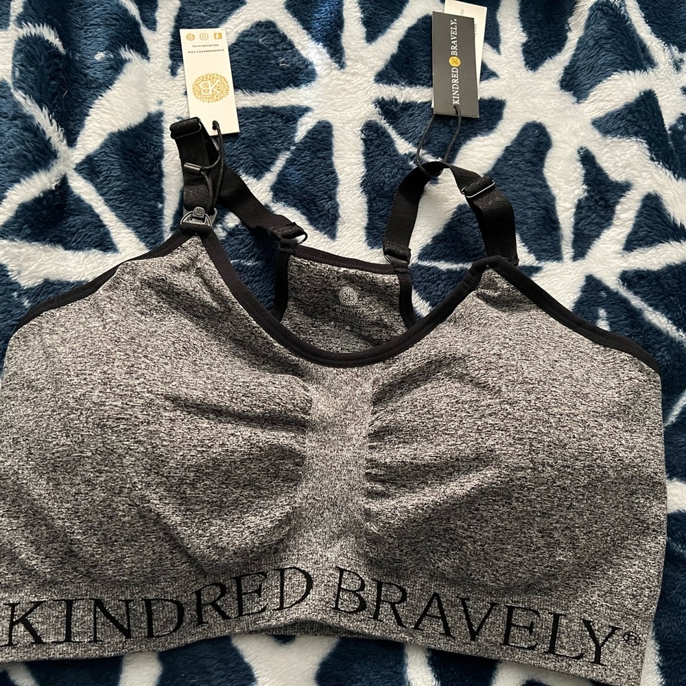 Kindred Bravely Charcoal Nursing Bra